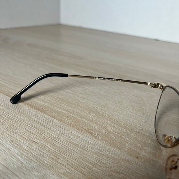 Versace Mod.1253 1252 Eyeglasses Silver Black Frames 52-16-140 Excellent Cond - Picture 4 of 8